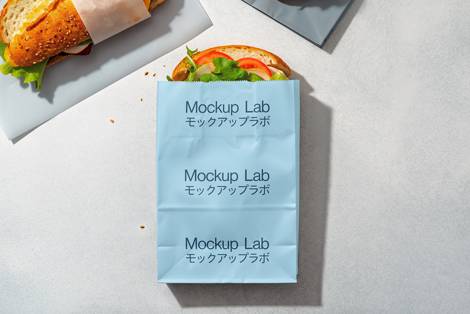 Takeaway bag 01ML Mockup, Apparel & Bags, preview